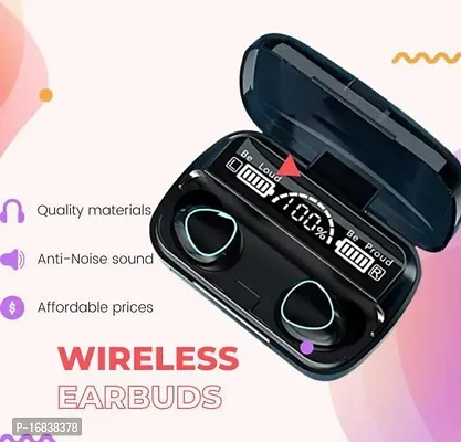 M10 tws with 2000mah power-bank wireless bluetooth v5.1 headset earbuds airpods neckband headset earbuds compatible with , , apple,-thumb0