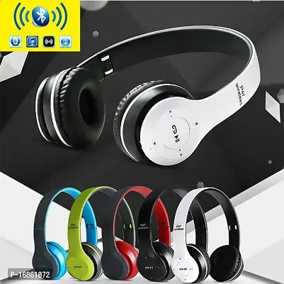 Best Selling P47 Wireless Bluetooth Headphones 5.0+EDR with Volume Control, High Bass Sound Mic, SD Card Slot