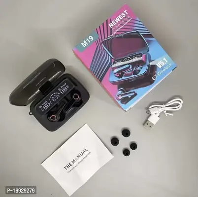 M19 Earbuds Touch Waterproof Ip7X Led Digital Display Bluetooth Headset Bluetooth Headphones Earphones-thumb0