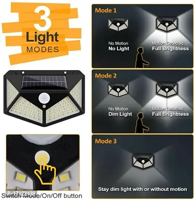 Bright Outdoor Security Lights with Motion Sensor Solar Powered Wireless Waterproof Night Spotlight for Outdoor/Garden Wall, Solar Lights for Home-thumb2