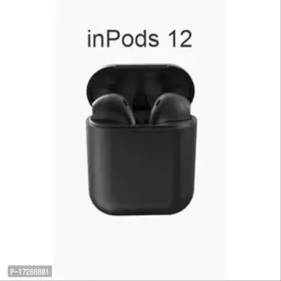 In Pods 12 Wireless Earbuds Touch Function Bluetooth Headset Black True Wireless-thumb0