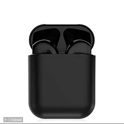 InPods 12 Wireless Earbuds Touch Function Bluetooth Headset (Black, True Wireless)