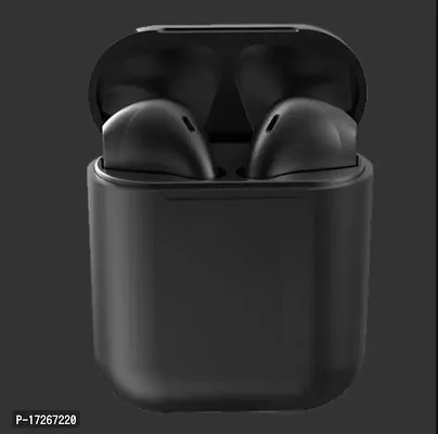 BLACK Wireless Earbuds Bluetooth Headphones with Charging Case Cancelling 3D Stereo Headsets Built in Mic in Earpods Earbuds AirdopesIPX5 Waterproof