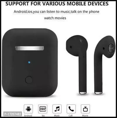 In Pods I12 Tws Bluetooth Truly Wireless In Ear Earbuds With Mic Touch Sensor With And High Bass Level Supporting All Smart Phone Device-thumb3