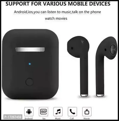 Inpods 12 Black Macaron True wireless stereo v5.0 Compatible with any devices Easy to connect-thumb3