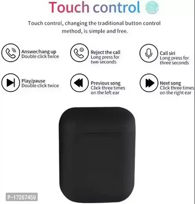Inpods 12 Black Macaron True wireless stereo v5.0 Compatible with any devices Easy to connect-thumb4