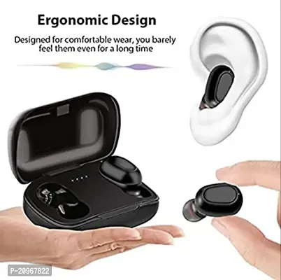 L21 wireless Bluetooth and Heaphones V5.1 Bluetooth wireless earbuds BLUETOOTH WITH 2200MAH BATTERY CAPACITY UPTO 15 HOURS PLAYTIME-thumb0