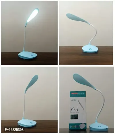 Portable study Lamp For study Table With Flexible stand Fully assembled with LED Light-thumb3