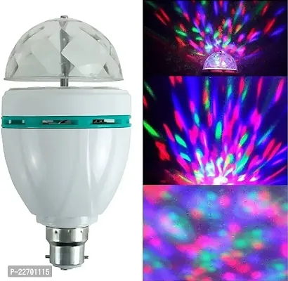 Parax 360 Degree Rotating led Bulb, Multicolor, Disco Party Bulb, Made in India-thumb0