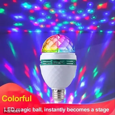 Rotating Bulb Magic Disco LED Light, LED Rotating Bulb Light Lamp for Crystal Rotating Magic Disco LED Bulb Light-thumb0