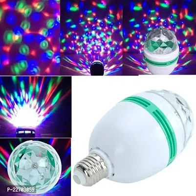 Colourful Magic Led Light, Disco Led Rotating Blub For Party, Home, Diwali Decoration (Multicolor)