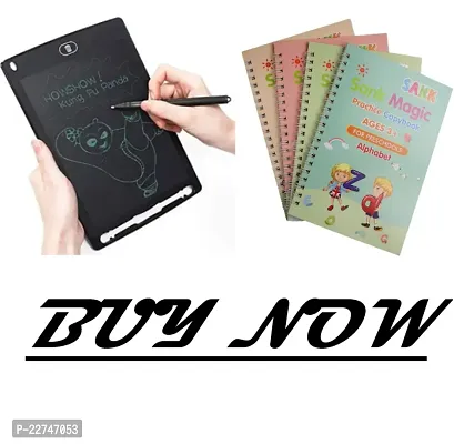 MAGIC BOOK + WITH WRITTING TABLET  (Multicolor)-thumb0
