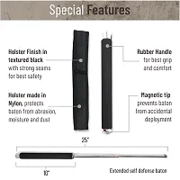 Girls, Boys  Adult Safety stick|| Self Defense Stick Rod Foldable | Self Defense Steel Rod | Foldable Rod | Metal Rod | Self Safety Rod-thumb3