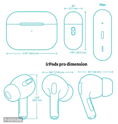 Airpods pro TWS Wireless Bluetooth Earphone Headset Earbud Portable Headphone-thumb3