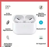 Airpod Pro with Wireless Charging Case | Wireless Mobile Bluetooth | Compatible with Android  iOS Devices Airpod Pro-thumb1