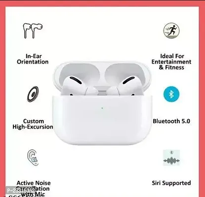 Airpod Pro with Wireless Charging Case | Wireless Mobile Bluetooth | Compatible with Android  iOS Devices Airpod Pro-thumb2