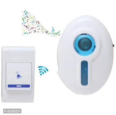 Wireless Remote Control Door Bell for Home/Office/Warehouse/Factories Color and Design May Vary Door Chimes  Bells