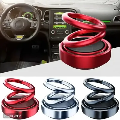 360 Degree Suspension Rotation Creative Double Ring Rotating Car Smell Car Diffuse Perfume Air Freshener Air Purifier-thumb4