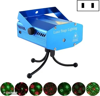 Laser Light for Party and Dj with Mini-Tripod Stand for Diwali, Wedding, Home Decoration Light (Plug-in), Laser Light-thumb0