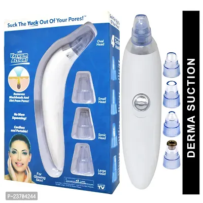 Pore Cleaner Vacuum Suction Tool for Men and Women. (Derma Suction 4 in 1)