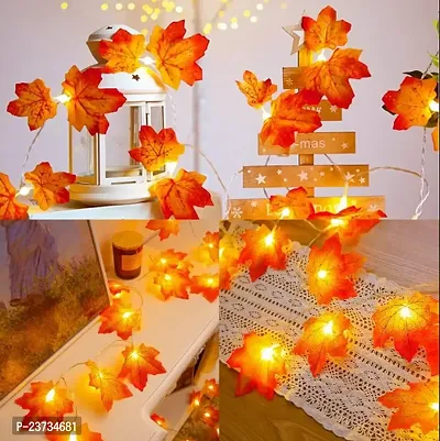 Maple Leaf String Light, 4 Meter Vine Maple Leaves Fairy Lights, Suitable for Indoor Home-thumb0