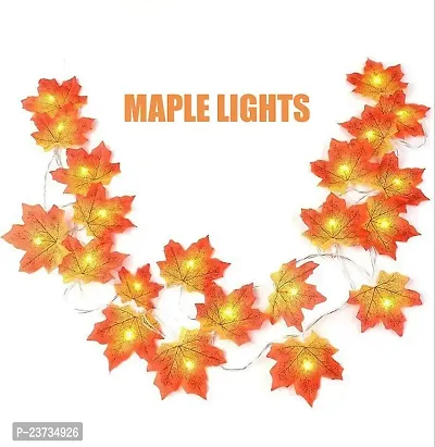 Maple Leaves String Lights - LED Fairy Light with 3 Meter 14 LED (Warm White)-thumb0