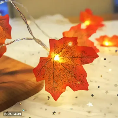 Maple Leaf Leaves Plant Led String Lights for Home Decor Lawn Garden Indoor Outdoor Decoration