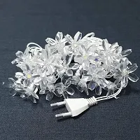 Silicon Flower Fairy String Lights 14 LED 4 Meter Series Lights for Festivals and Home Decor-thumb2
