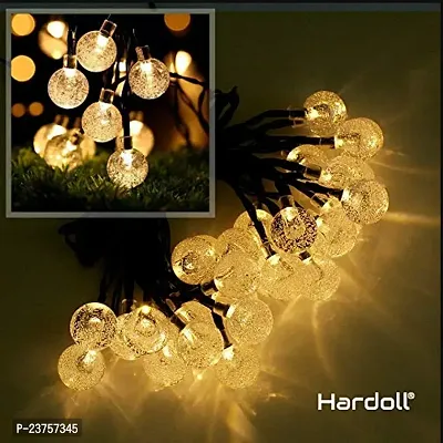 Mini Globe Crystal Ball String Lights Waterproof Fairy String Light for Indoor Outdoor Decoration Plug-in (Warm White, 3 Meter)-thumb0