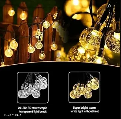 Warm White 14 LED 10 Feet LED String Fairy Light Series for Diwali, Christmas Festival Decoration Indoor Outdoor Decor Light (Pack of 1, 3 Meter)-thumb0