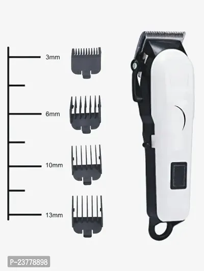 KB-809 Professional Rechargeable and Cordless Hair Trimmer,Stainless Steel, Body Grooming, Hair Clipping-thumb3