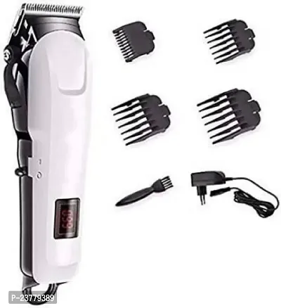 KB-809 Professional Trimmer 240 min Runtime 4 Length Settings (White)-thumb0