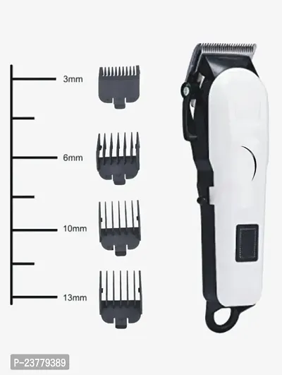 KB-809 Professional Trimmer 240 min Runtime 4 Length Settings (White)-thumb3