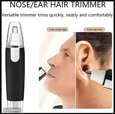 3 in 1 Electric Nose Hair Trimmer for Men Women | Dual-edge Blades | Painless Electric Nose and Ear Hair Trimmer Eyebrow Clipper-thumb0