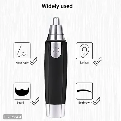 Painless Ear and Nose Hair Trimmer, Electric Nose Hair Shaver, With Effective Ear Wax Cleaner Removable Tool Kit for Men and Women-thumb3