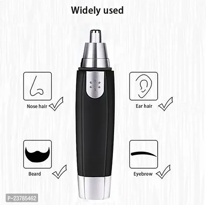 3 in 1 Electric Nose Hair Trimmer for Men Women | Dual-edge Blades | Painless Electric Nose and Ear Hair Trimmer-thumb2