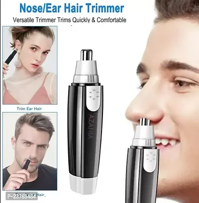 Nose Hair Trimmer for Men Women, Dual-edge Blades, Painless Electric Nose and Ear Hair Trimmer Eyebrow Clipper