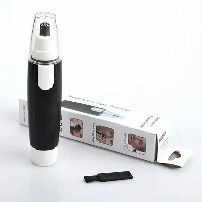 Dual-edge Blades | Painless Electric Nose and Ear Hair Trimmer Eyebrow Clipper, Waterproof, Eco-/Travel-/User-Friendly