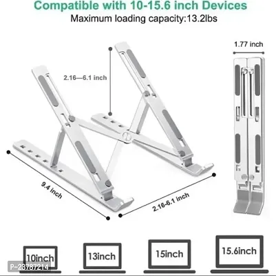 Laptop Stand, Adjustable Aluminum Laptop Computer Stand Tablet Stand-thumb3