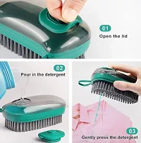 Portable Plastic Clothes Shoes Hydraulic Laundry Brush Washing Soft Brushes Cleaning Tools.-thumb2