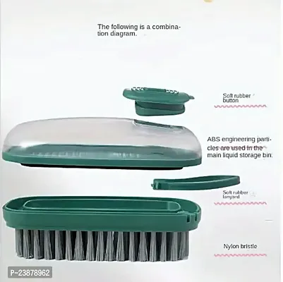 Multi-Purpose Dish Brush Cleaning Brush 3 in 1 liquid adding brush Cleaning Brush 3 IN 1 Hydraulic.-thumb3