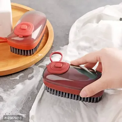 Automatic Liquid Addition Brush Pot Brush Soft Hair Laundry Cleaning Shoe Brush Household Multifunctional Hydraulic Brush-thumb0