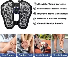 Folding Electric Foot Massage Machine with 8 Modes and 19 Intensities for Home, Office,and Travel--thumb2