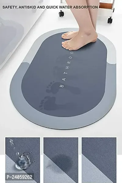 Bath Mat, Door mat Quick Drying Water Soak Bathroom Mat  Water Absorbent Door Mat, Floor Mat, Doormat, Bathroom Carpet Cushion Mat Super Absorbent (Any Colour)-thumb0