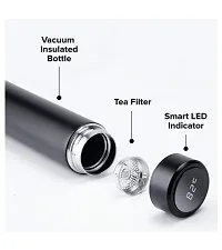 Hot  Cool Smart Vacuum Insulated Thermos Water Bottel With Smart LED Temperature Dispay || 304 Stainless Steel Perfect for Hot and Cold Drinks (Black 500 ml Bottle)-thumb3