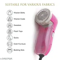 Fabric Shaver Lint Shaver For Woolen Clothes Blanket Jackets Stainless Steel Blades, Bedding, Clothes And Furniture Best Remover For Fabrics Portable Lint Shavers(Pack Of 1)-thumb1