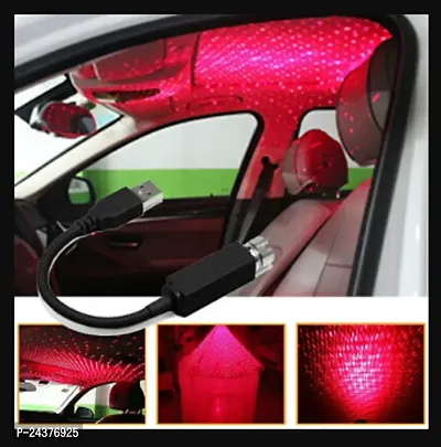 Mini LED Starry Laser Atmosphere Ambient Projector Lights USB Auto Decoration Car Fancy Lights and room decorate also