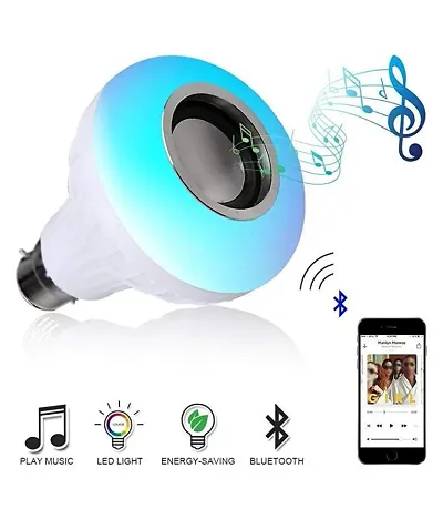 Multicolor Smart LED Music Light Bulb With Bluetooth Remote Controller Smart Bulb