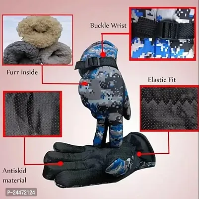 gloves for travelling cycling bike motorcycle riding sports comfortable for men boy women girls ladies protective warm hand glove in checked _hath ke dastaane-thumb3