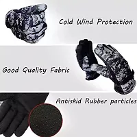 Soft Warm Winter Gloves for Riding , Cycling, Byke, Bike, Motorcycle for Unisex Men Boy-thumb2